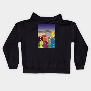 City night landscape Kids Hoodie